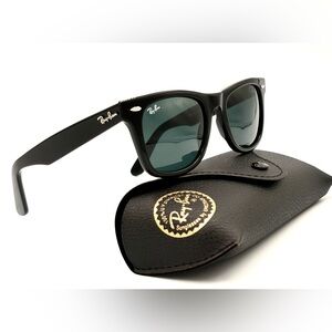 Black Ray-Ban Wayfarer Sunglasses 50mm Classic Original RB2140 901A 50-22-150